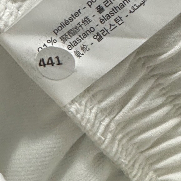 NWT Zara size M ivory color jogger pants - Picture 9 of 9